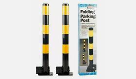 Swwl7 Streetwize Heavy Duty Folding Robust Security Parking Post Driveway Bollard Lock Keys