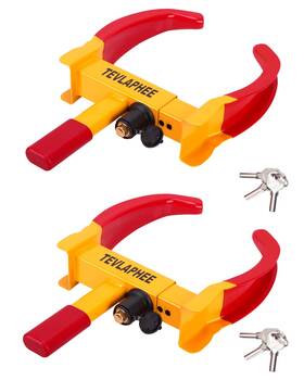 Cm04193-318 Tevlaphee Wheel Lock Settrailer Security Adjustable Anti Theft Trailer