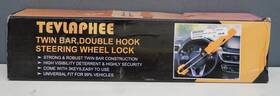 La80387 Tevlaphee Steering Wheel Lock Twin Bar Car Locks