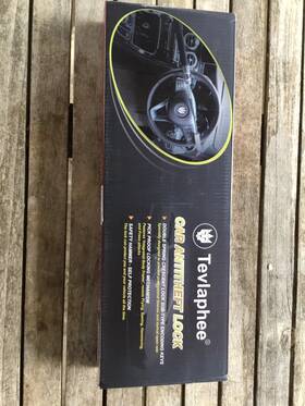 Tevlaphee X002lwy1vf Steering Wheel Lock Anti Car Theft Device Universal New