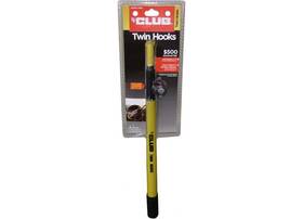 The Club 686912802385 3000 Twin Hooks Steering Wheel Lock Anti-theft Yellow