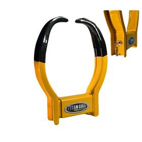 Titan Grip 860006403201 Wheel Lock-heavy Duty Anti Theft Lock Clamp- Trailer Travel Secur