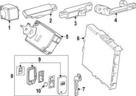 69515-k0020 Toyota Genuine Blank Key