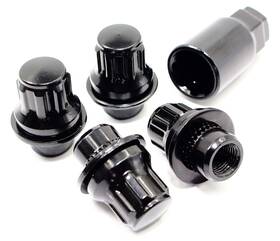 Vpe-45600bk Veritek Performance Set Of 4 12x1.25mm 1.47 Inch Oem Mag Washer Style Factory Replacement Bl