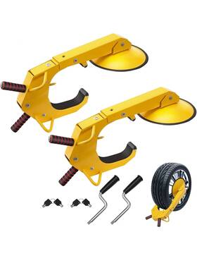 Vevor 629722773803 Wheel Lock Clamp 2-pack Trailer Heavy-duty Anti Theft Tire