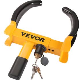Vevor 840349963976 Wheel Lock 2 Packs Universal Clamp - Heavy-duty Steel Tire For