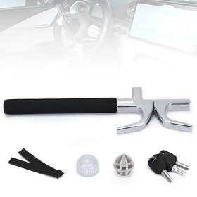 Wx-lck05 Wenxi Steering Wheel Lock Anti Theft Security The Club Clamp Heavy Duty 2in1 Universal