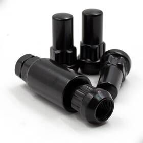 Wheel Accessories Parts 741148lblk 4 Locks Key M14x1.5 14x1.5 Thread Closed End Bulge