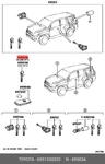 Genuine Oe Key, Blank, 6951530320 For Toyota 69515-30320. Fixed Price $47.02.