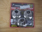Trailer Lock Trimax TRP3170 Pack Keyed Alike Shackless Hardened Door. Fixed Price $39.95.