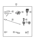 Genuine Mopar Door Lock Striker Plate 5026468AB. Fixed Price $10.18.