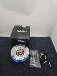 Rastp Universal Car Steering Wheel Quick Release Hub Adapter Snap Off Blue. Fixed Price $33.48.