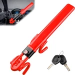Steering Wheel Lock Heavy Duty Anti-theft Car Device With Double Hooks Design. Fixed Price $41.31.