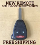 New Chrysler Dodge Jeep Keyless Remote Rhk Fob W/ Oem Electronics KOBDT04A. Fixed Price $39.95.