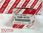 Oem Toyota 1971-2020 Corolla 2006-2019 RAV4 Front Brake Pads 04465-AZ114/AZ214. Fixed Price $49.99.