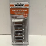 Chrome Wheel Lock Set Dorman 711-425, M12-1.25, Tapered Seat, New W/tool. Fixed Price $9.99.