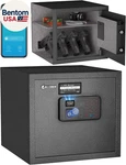 Smart Gun Safe For Multiple Pistols - Automatic Lock Box With Lcd Display/v. Fixed Price $207.71.