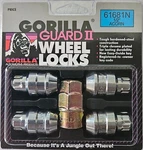 Gorilla 61681N Guard Chrome (1/2 Thread Size) Acorn Wheel Lock Set Of 4. Fixed Price $18.99.