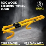Steering Wheel Lock Rocwood Heavy Duty Twin Bar Car Van Security Anti Theft. Fixed Price $18.79.