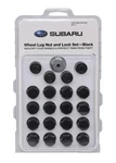 Genuine Subaru Wheel Lug Nut & Lock Set Black B321SFL030 Oem All Models Aluminum. Fixed Price $130.00.