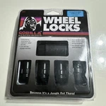 Gorilla 38431XLBC Black Wheel Lock SET/4 Chrome Ball 12MM 1.50 Thread. Fixed Price $20.00.