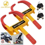 2PC Anti Theft Heavy Duty Adjustable Wheel Clamp Tire Lock Car Security Atv Boat. Fixed Price $37.89.