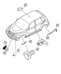 Genuine Mopar Intrusion Module Sensor RP45MF1AD. Fixed Price $15.53.