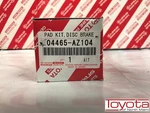 Oem Genuine 2004-2010 Toyota Sienna Front Brake Pads 04465-AZ104/AZ204. Fixed Price $69.99.