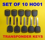 Set Of New High Security Transponder Chip Key Blade 692247 HO01 S9A-A01 10X. Fixed Price $79.84.