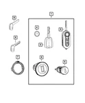 Genuine Mopar Blank Key 68435275CP. Fixed Price $152.46.