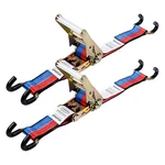 Iumcin 2" X 2.5'STEERING Wheel Lock With Coated Claw HOOKS,2 Pack, Seat Belt .... Fixed Price $99.92.