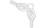 Genuine Bmw Key 51-21-7-118-972. Fixed Price $91.36.