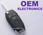 Oem Reshelled Ford Flip Keyless Entry Fob W/remote Start 164-R8134. Fixed Price $28.19.