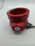 Trimax TFW80HD Heavy Duty Solid Steel 5TH Wheel King Pin Trailer Lock - Red Used. Fixed Price $75.00.