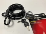 Master 614DAT Braided Steel Loop Spare Tire Cable Padlock With 2 Keys. Fixed Price $17.95.