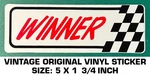 Winner - Vintage Original Vinyl Decal Sticker Nhra Racing. Fixed Price $5.09.