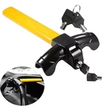 Steering Wheel Lock Club Twin Hooks Anti Theft Car Truck Suv Auto W/2 Keys. Fixed Price $13.65.