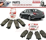Oem Genuine Toyota Camry 2007-17 Front 04465-AZ216 & Rear 04466-AZ207 Brake Pads. Fixed Price $112.99.