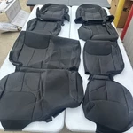 17' Wrangler Jk 4WD Sahara Black Cloth Seats Set Oe. Fixed Price $780.00.