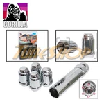 4 Lock Gorilla Tuner Wheel Lug Nut Point Key 12X1.5 Acorn Chrome. Fixed Price $19.95.