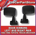 Side Door Mirrors Set For 1984-1986 Toyota Pickup Pu Truck Black Pair. Fixed Price $27.95.