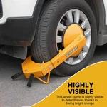 Heavy Duty Steel Wheel Clamp Disc Lock Caravan Truck Trailer Tire Security. Fixed Price $46.65.