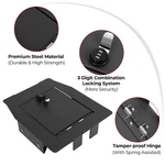 Center Console Safe Storage Vault Box Lock Ford F-150 F150 2015-20 2017 2018. Fixed Price $63.60.