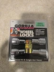 Gorilla Guard Chrome Wheel Locks 12MMX1.25 No. 63621. Fixed Price $18.99.
