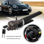 Universal Car Steering Wheel Lock Anti-theft Device Foldable Safety Hammer. Fixed Price $34.49.