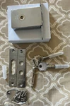 Security Cross Deadbolt Lock For Furniture Cabinet & Keys. Fixed Price $44.10.