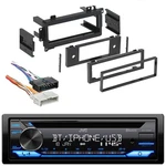 Jvc KD-T720BT Single Din Receiver, Install Kit, Harness (84-2006 Chrysler/jeep). Fixed Price $168.49.