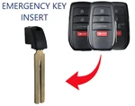 2016 2024 Toyota Emergency Uncut Blade Key 69515-33120 / 69515-K0020 10. Fixed Price $10.99.