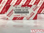 Genuine 2002-2018 Toyota 4RUNNER Oem Rear Brake Pads 04466-AZ103. Fixed Price $49.99.