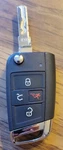 Oem Vw Volkswagen Keyless Entry Flip Remote Fcc ID:NBGFS12P01. Fixed Price $34.99.